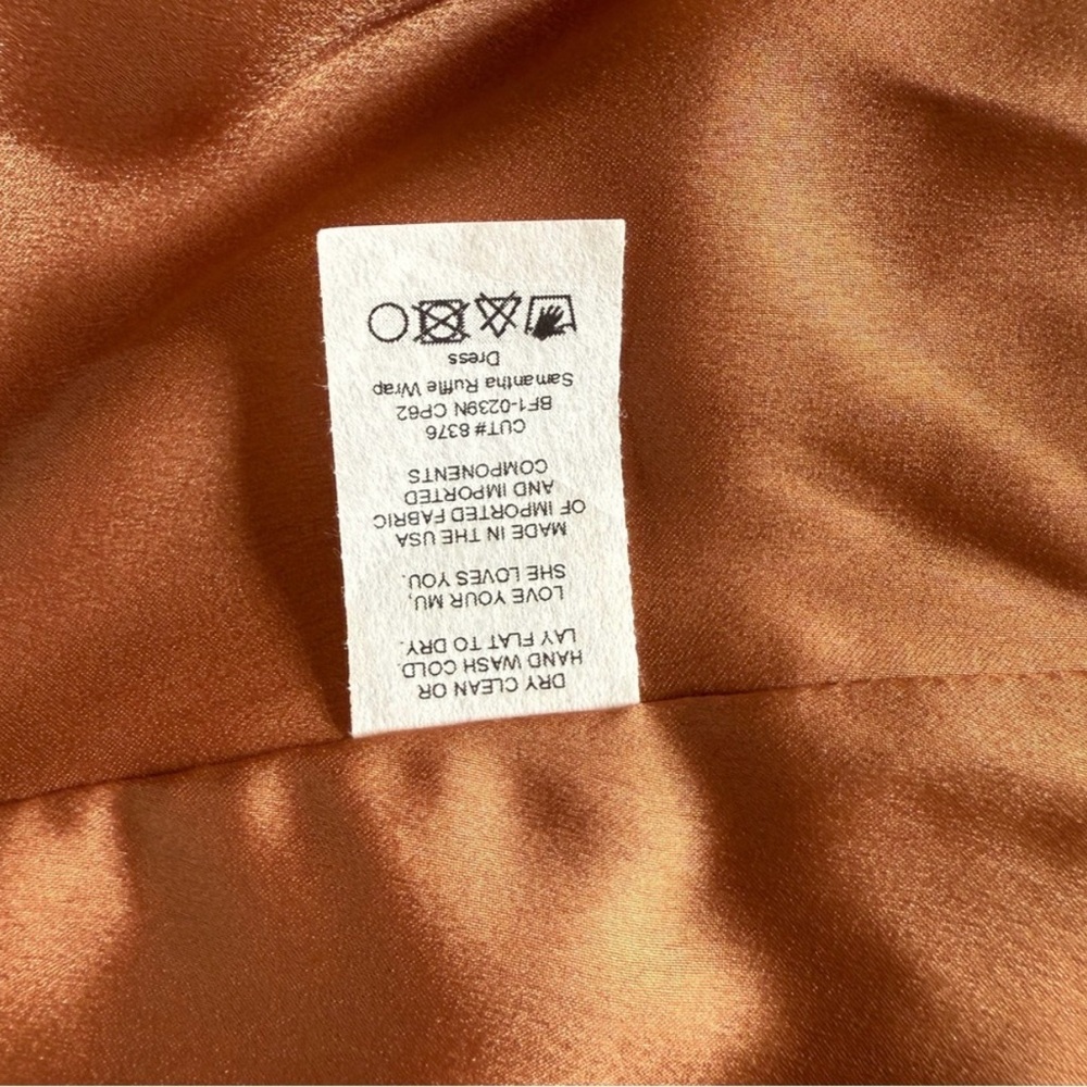 Show Me Your MuMu Copper Ruffle Midi Dress - Picture 12 of 12